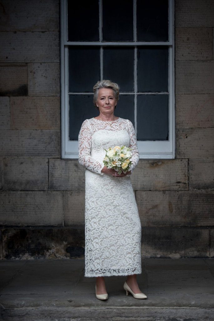 Simple lace wedding dress - Freja Designer Dressmaking