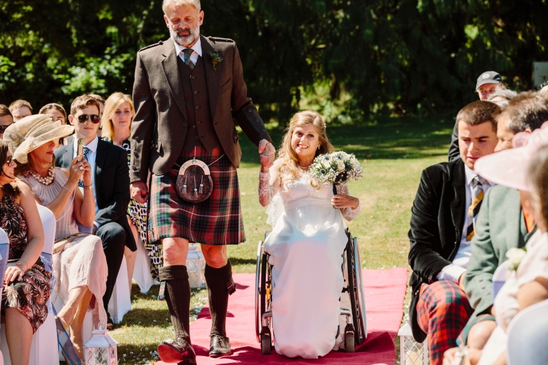 wheelchair bride