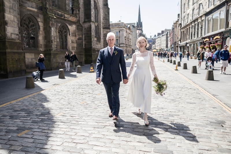 Royal Mile Bride and Groom