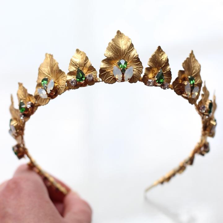 Hair Accessories Emerald crown