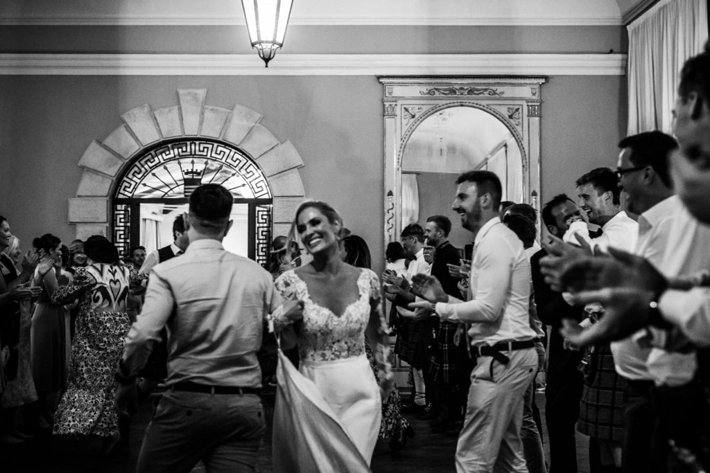 Scottish Ceilidh dancing in italy