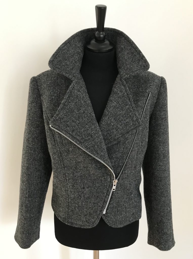 Harris Tweed Biker Jacket - Freja Designer Dressmaking