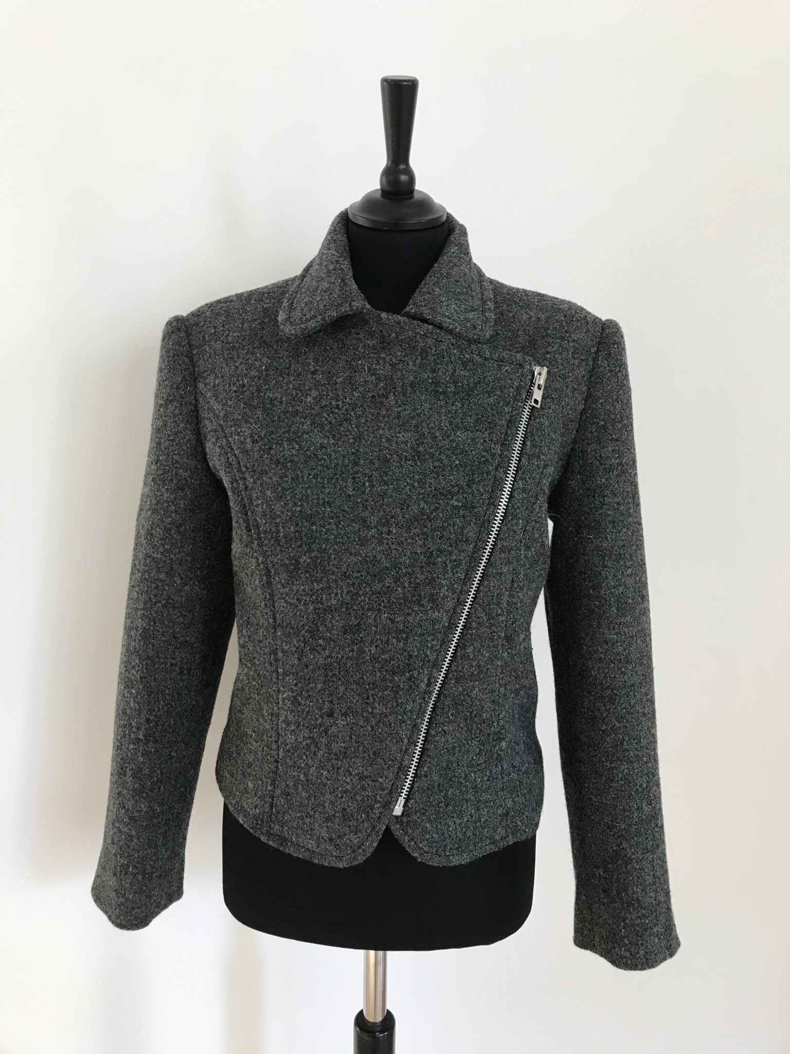 Harris Tweed Biker Jacket - Freja Designer Dressmaking