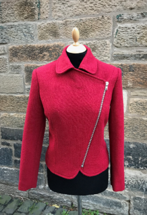 Harris Tweed Biker Jacket