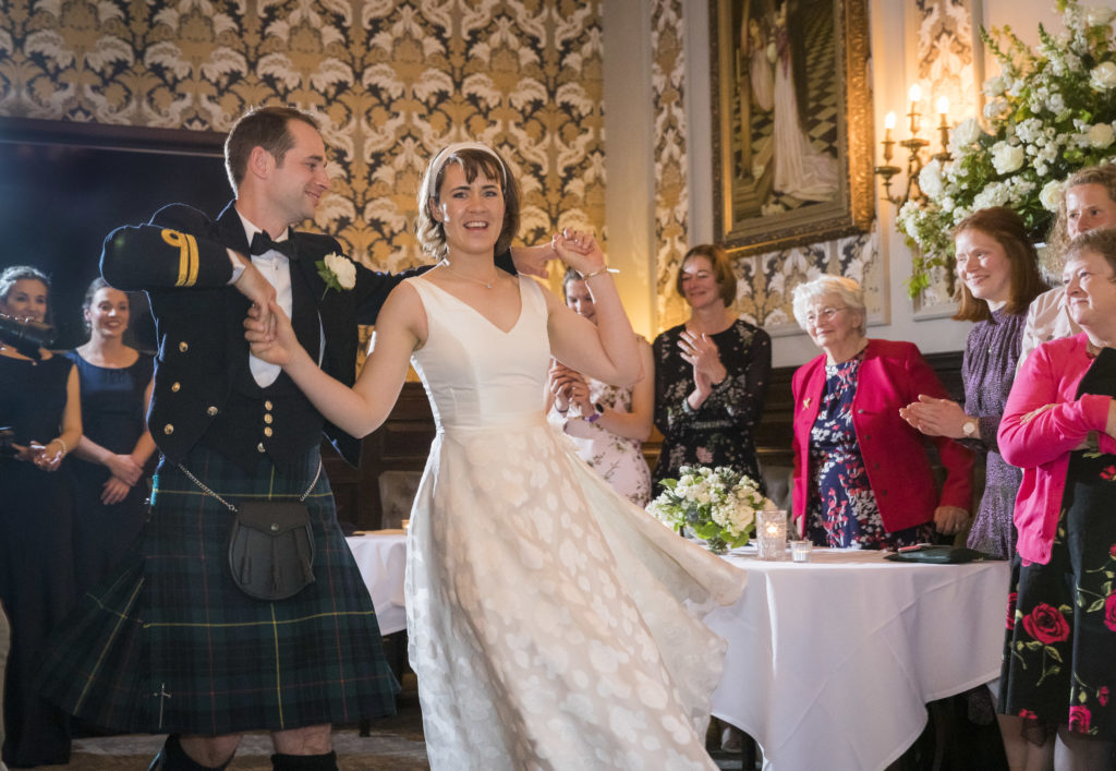 canongate kirk wedding first dance