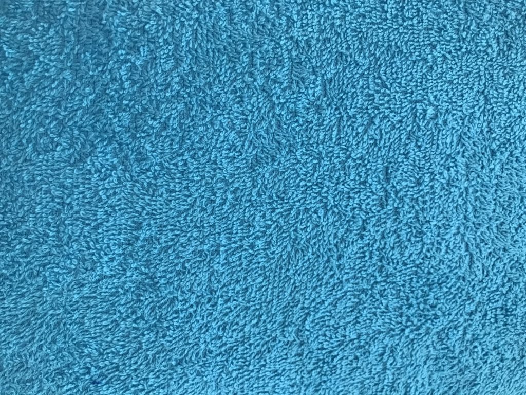 changing towel turquoise