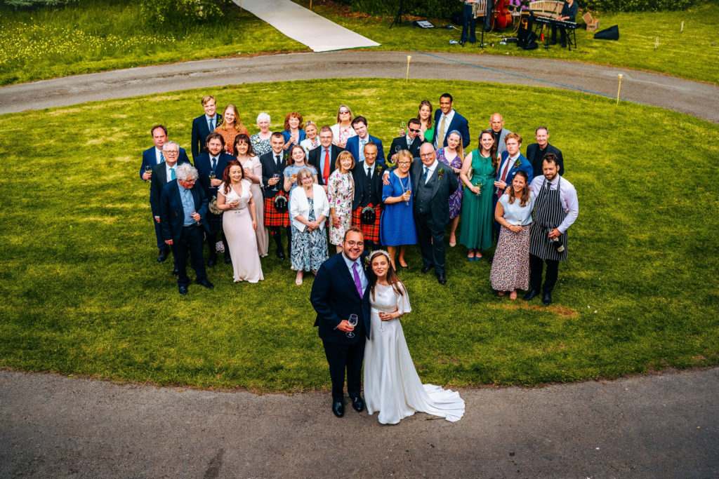 lake district garden wedding