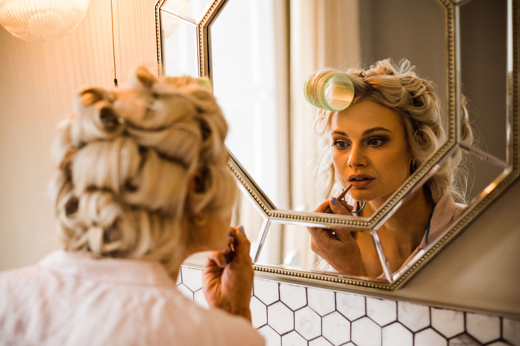 bride getting ready