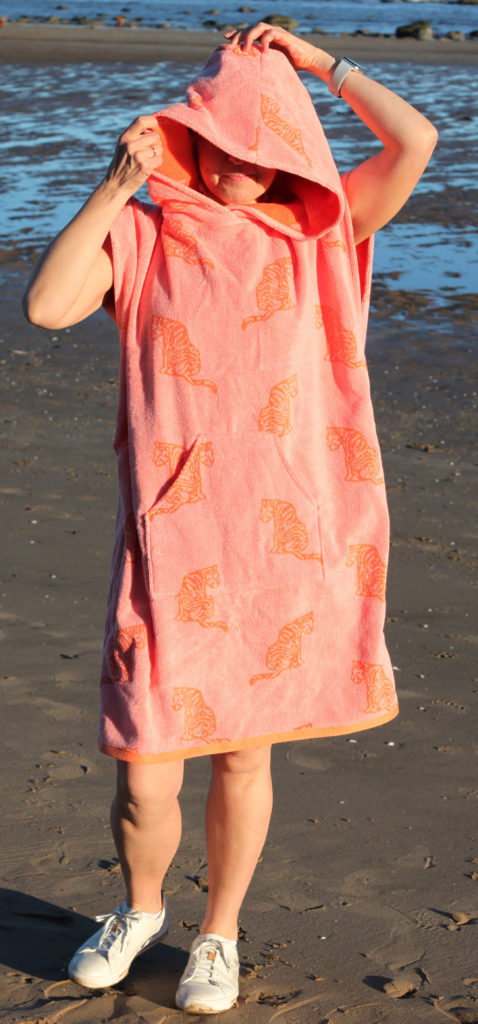 hooded beach poncho