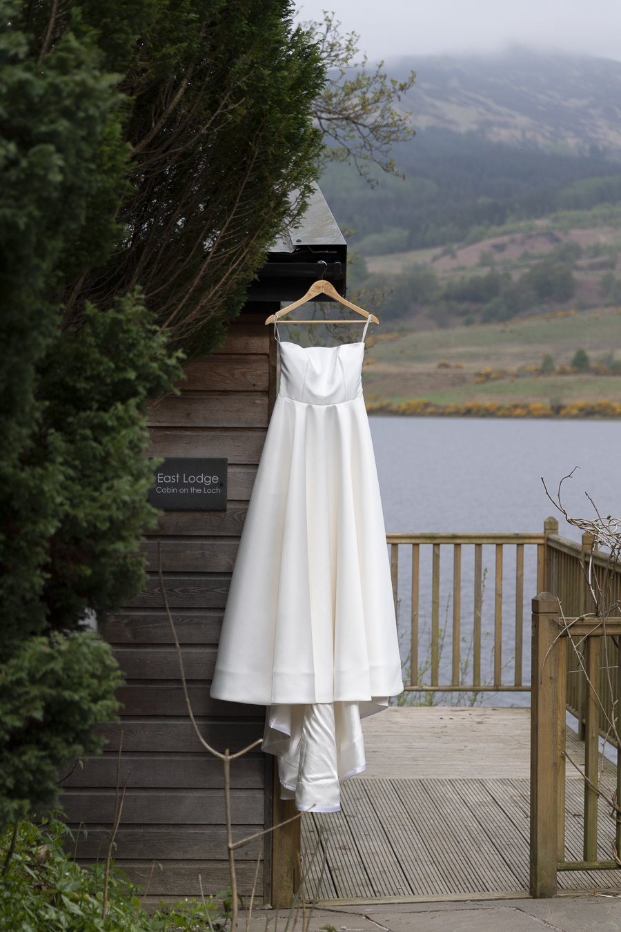 Mikado dress for Scottish Highlands