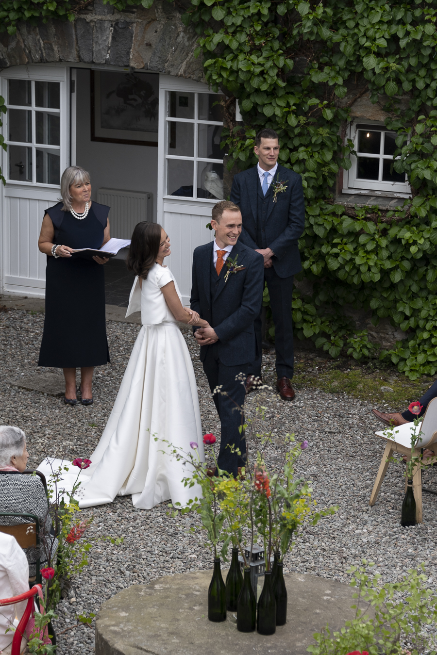 scottish highland wedding outdoor ceremony