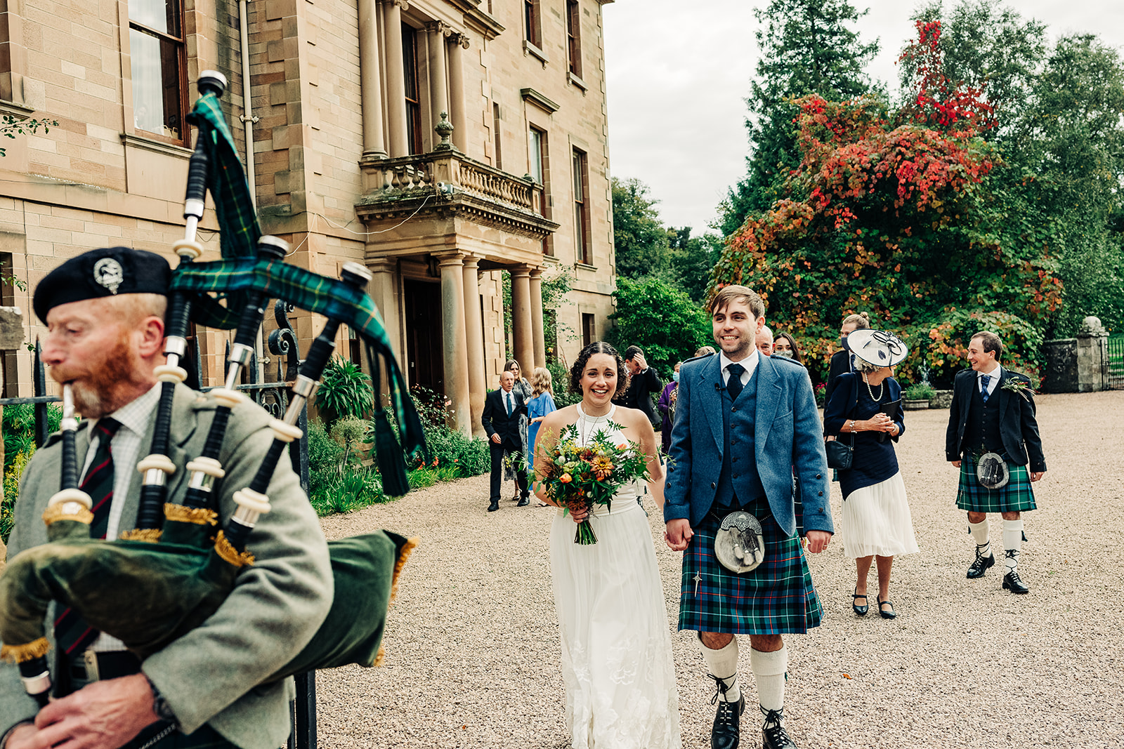 scottish wedding cambo estate