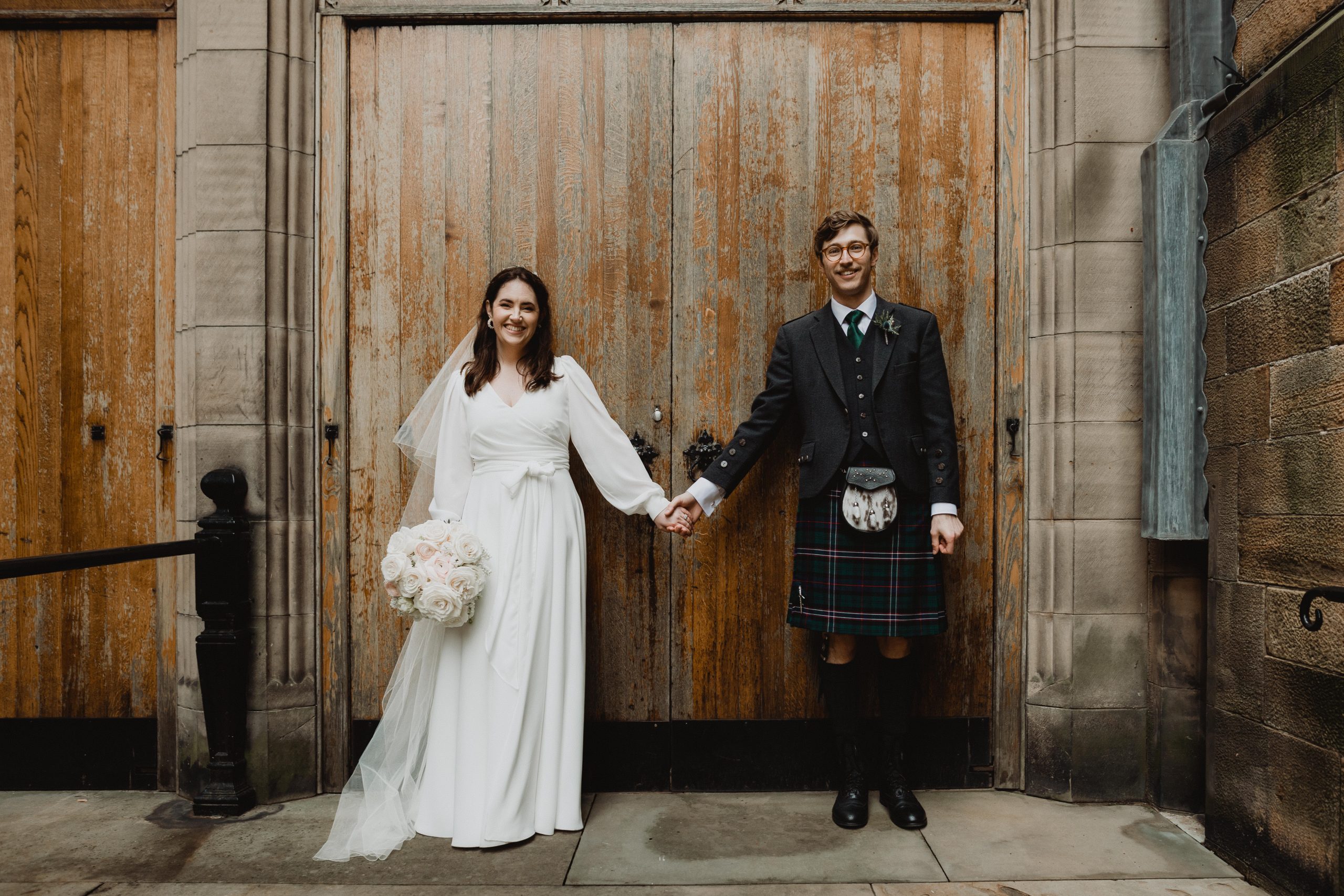 wedding photograph at Edinburgh castle