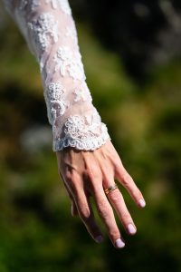 repurposed wedding lace 
