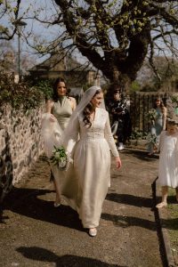 repurposed coat wedding dress